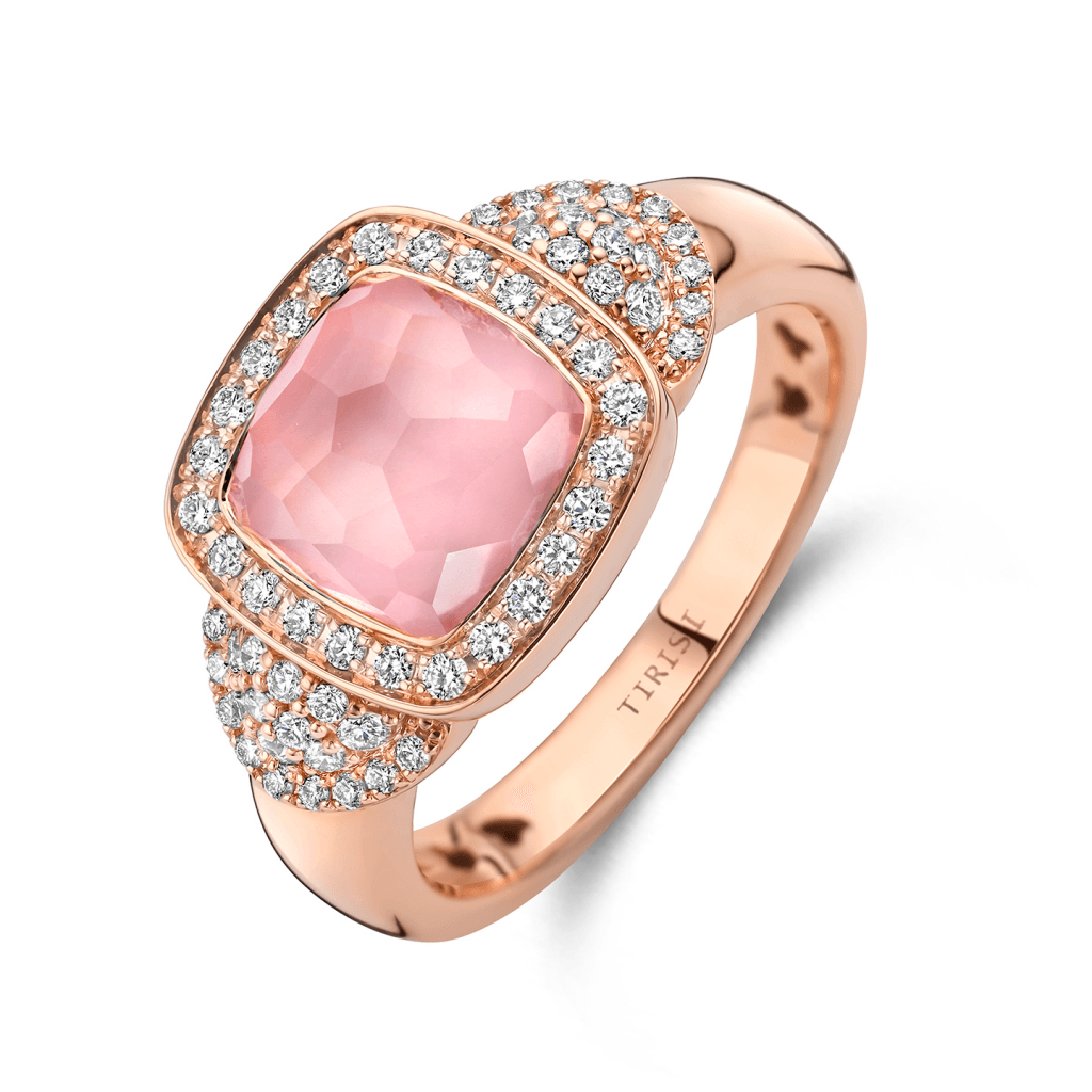 Tirisi Jewelry Milano Tre ring roodgoud - TR9819PQP - #5 Tirisi Jewelry Milano Tre ring roodgoud - TR9819PQP - #5