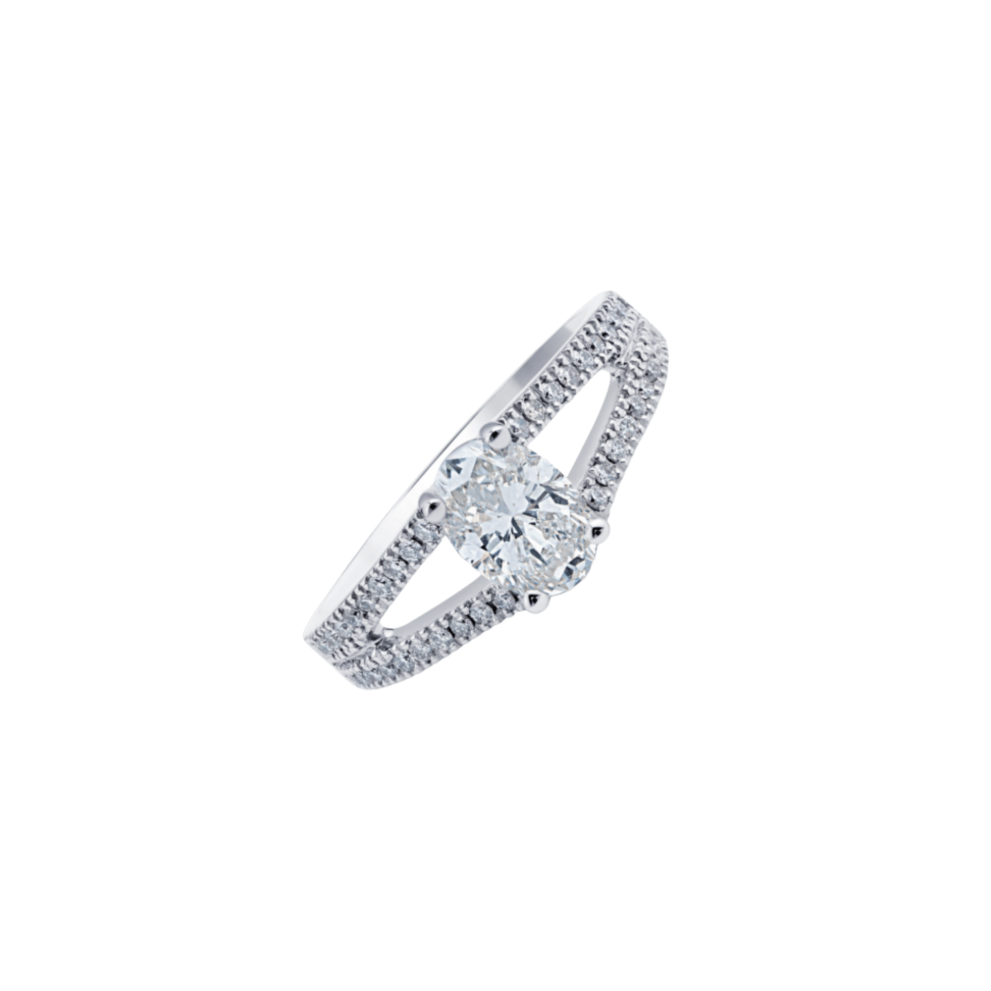 Royal Asscher Mariana ring witgoud met diamant - R.19055.RAOV.WG.3 HRD - #4 Royal Asscher Mariana ring witgoud met diamant - R.19055.RAOV.WG.3 HRD - #4