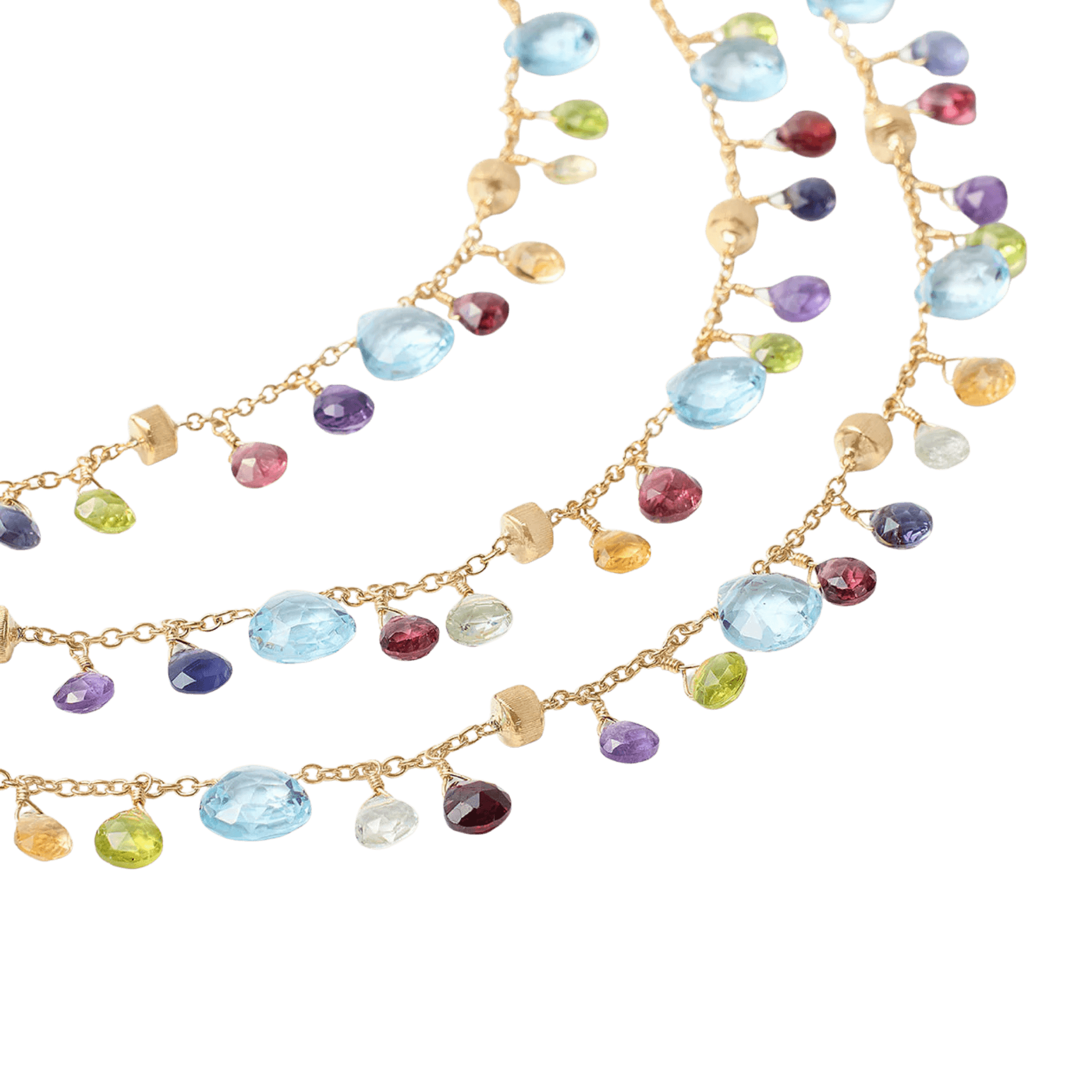 Marco Bicego Paradise collier geelgoud met diversen kleurstenen - CB2593-MIX01T - #4 Marco Bicego Paradise collier geelgoud met diversen kleurstenen - CB2593-MIX01T - #4