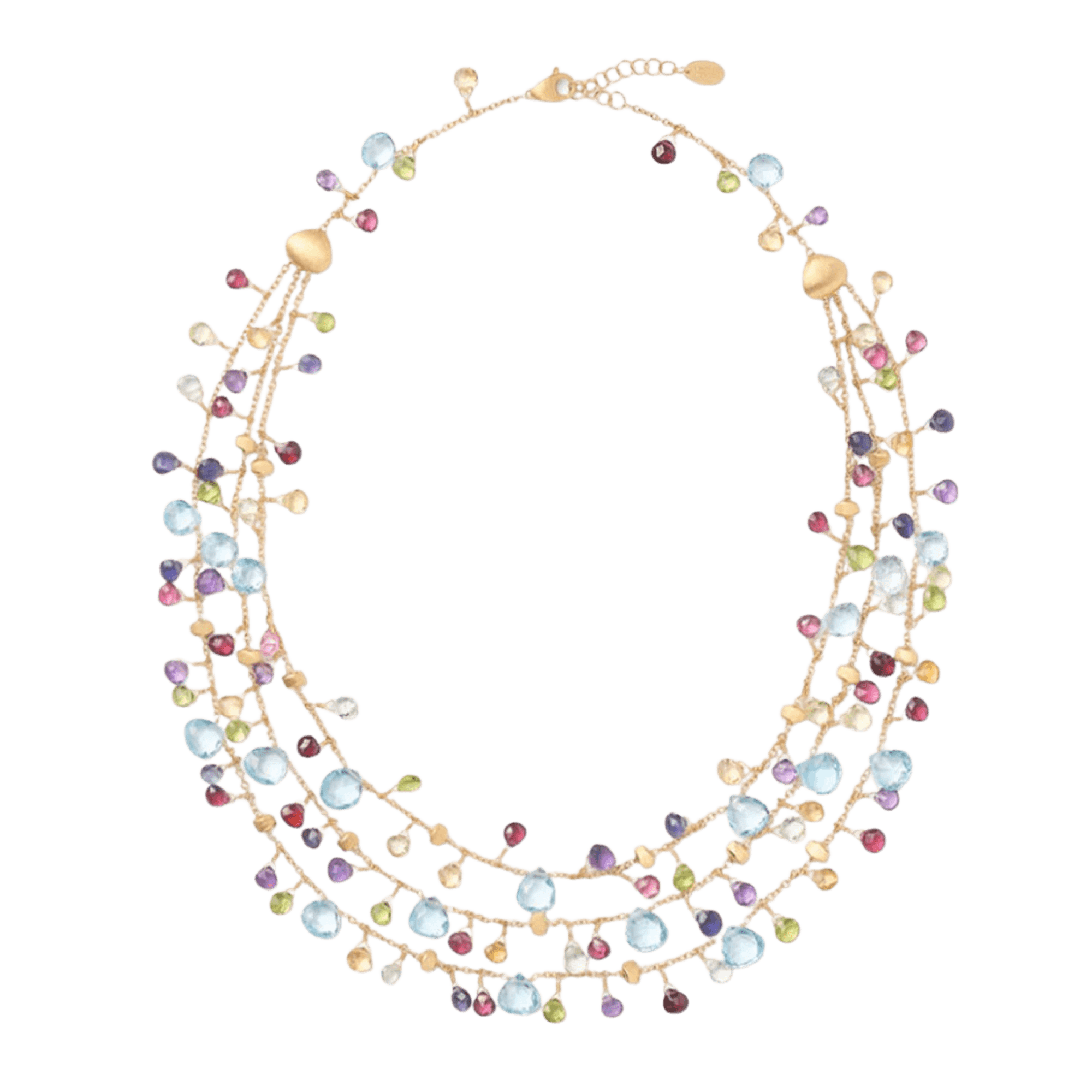 Marco Bicego Paradise collier geelgoud met diversen kleurstenen - CB2593-MIX01T - #2 Marco Bicego Paradise collier geelgoud met diversen kleurstenen - CB2593-MIX01T - #2