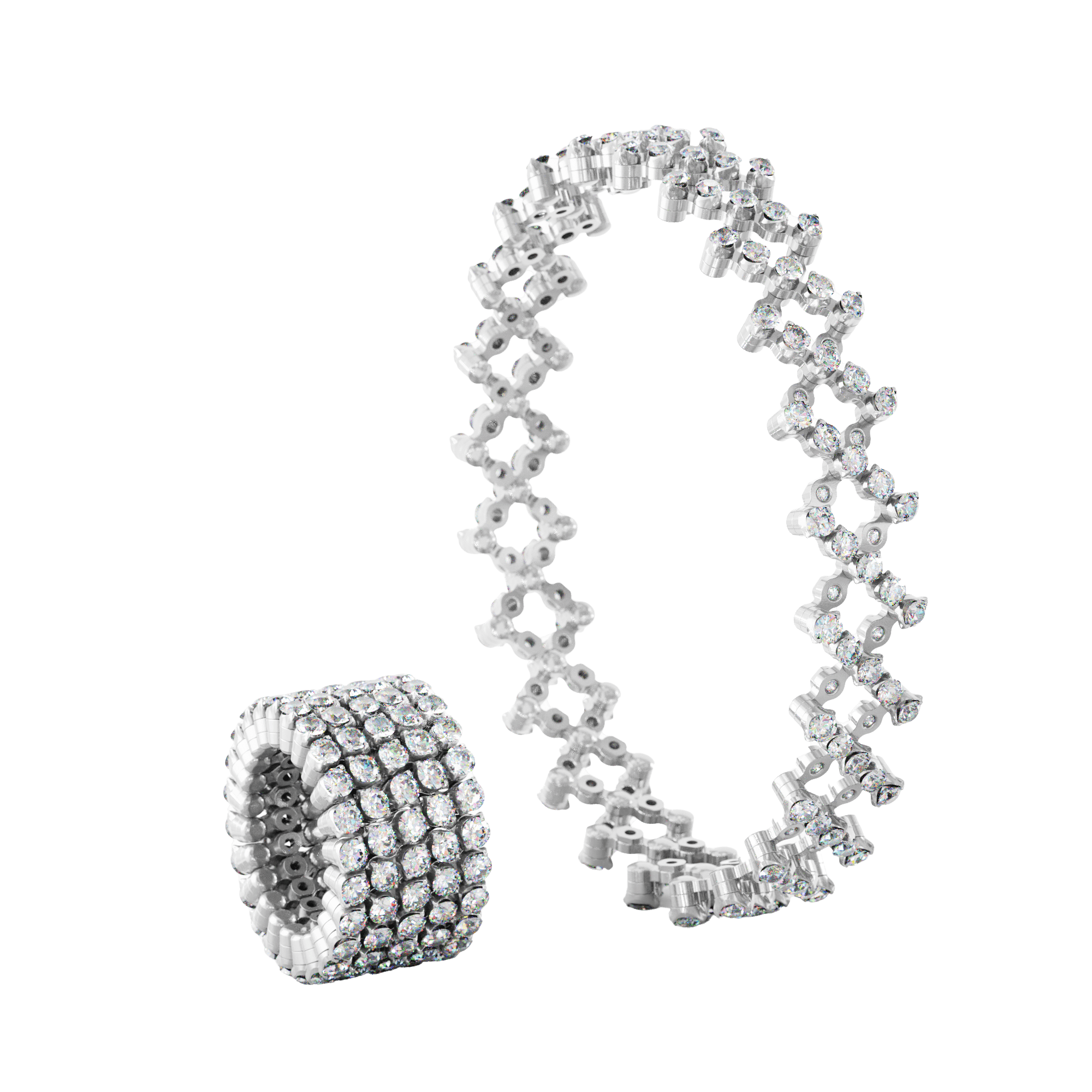 Serafino Consoli Serafino Classic armband witgoud met diamant - S.RB5FI4WGWD - #5 Serafino Consoli Serafino Classic armband witgoud met diamant - S.RB5FI4WGWD - #5