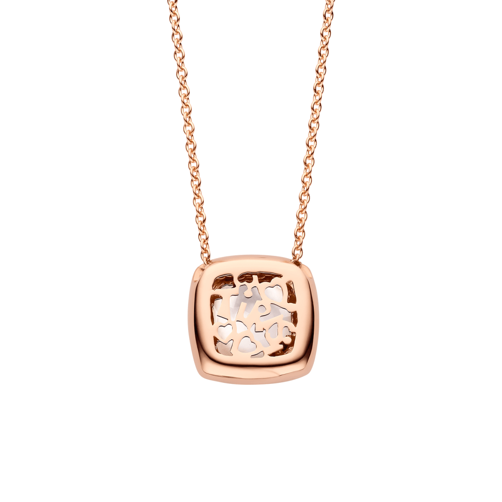 Tirisi Jewelry Milano Tre collier roodgoud met diamant - TP9186WQP - #3 Tirisi Jewelry Milano Tre collier roodgoud met diamant - TP9186WQP - #3