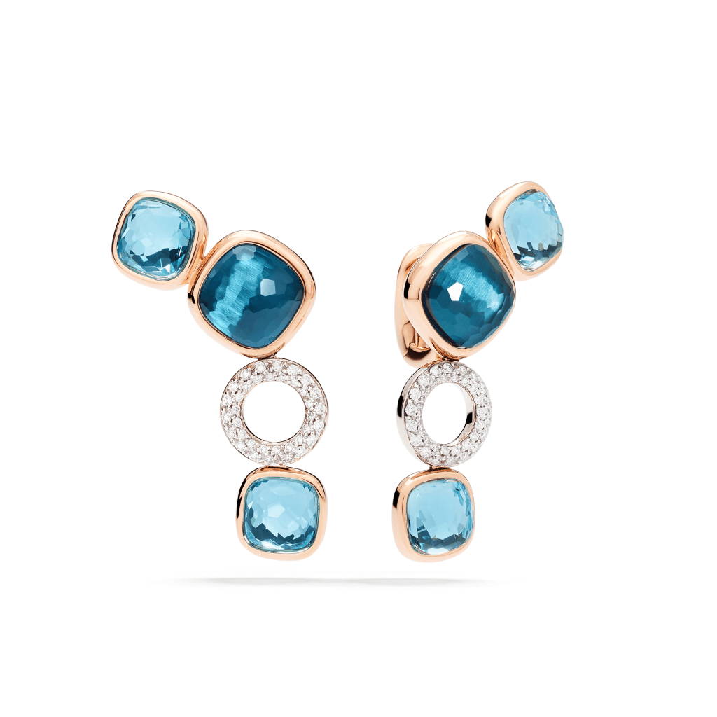Pomellato Nudo Diamonds oorsieraad roodgoud met diamant - POC6021 O6WHR BYYTL - #2 Pomellato Nudo Diamonds oorsieraad roodgoud met diamant - POC6021 O6WHR BYYTL - #2