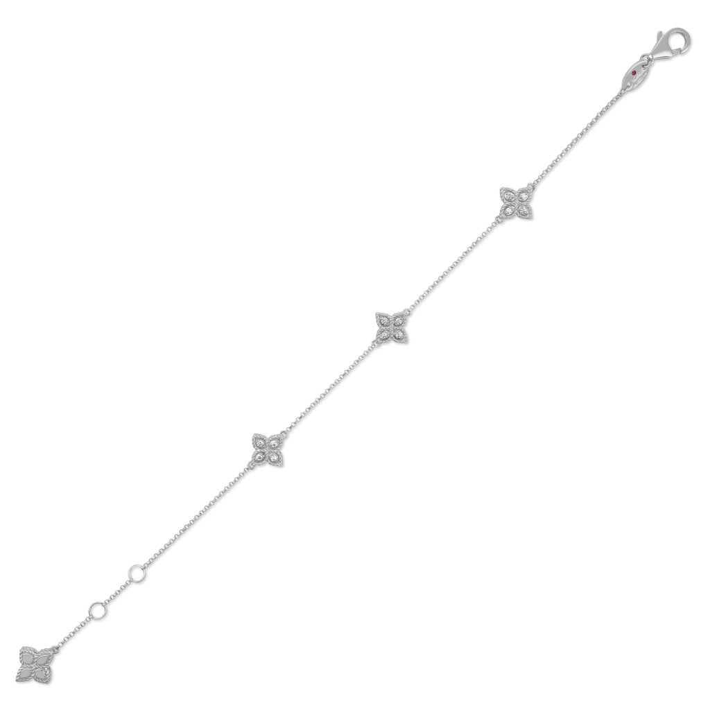Roberto Coin Princess Flower armband witgoud met diamant - ADR777BR1093 - #3 Roberto Coin Princess Flower armband witgoud met diamant - ADR777BR1093 - #3