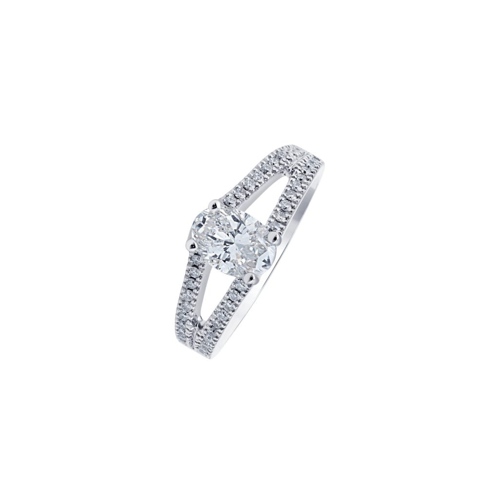 Royal Asscher Mariana ring witgoud met diamant - R.19055.RAOV.WG.8 HRD - #4 Royal Asscher Mariana ring witgoud met diamant - R.19055.RAOV.WG.8 HRD - #4