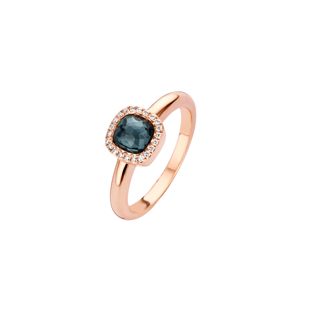 Tirisi Jewelry Milano Sweeties ring roodgoud met diamant - TR9624HMP - #4 Tirisi Jewelry Milano Sweeties ring roodgoud met diamant - TR9624HMP - #4