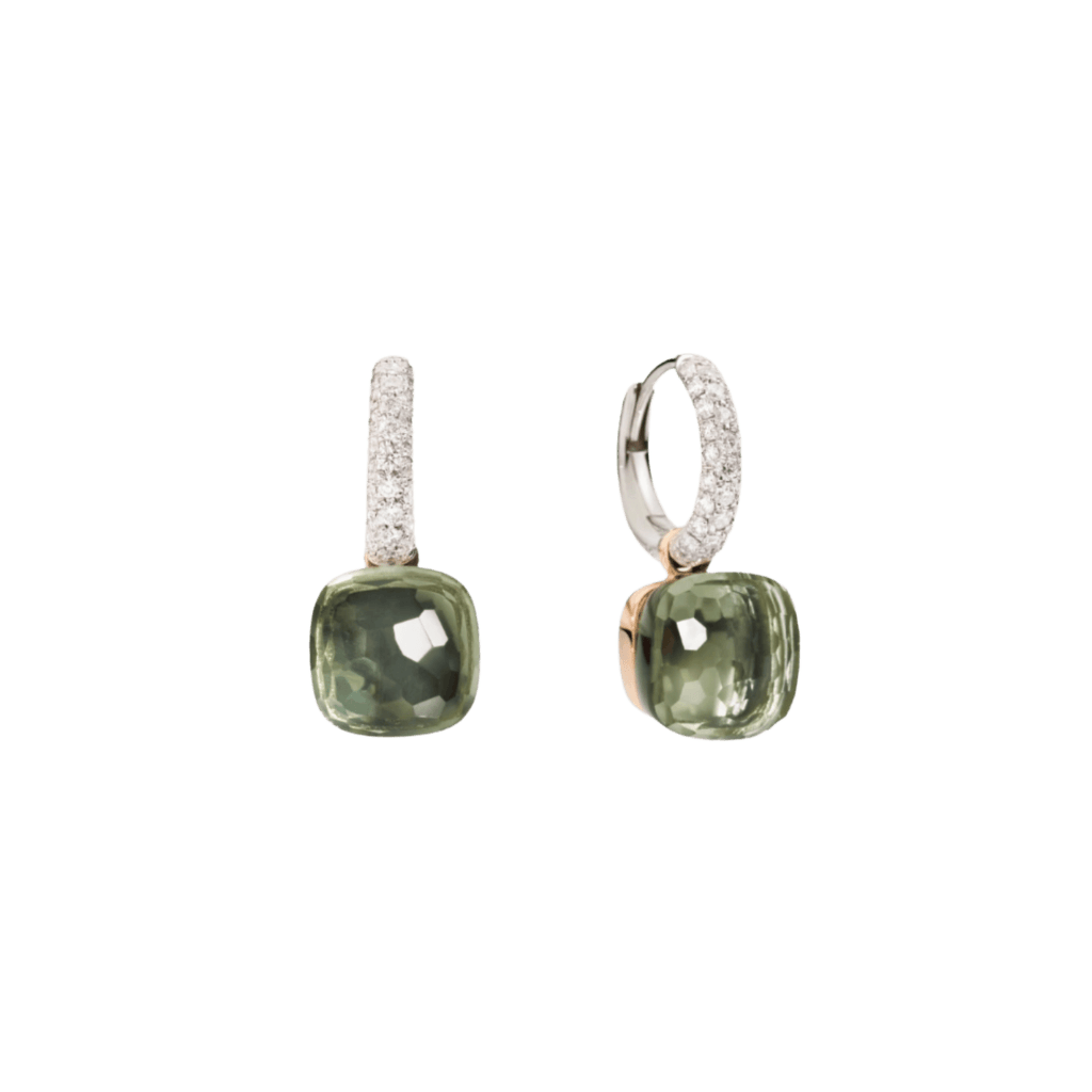 Pomellato Nudo Diamonds oorsieraad roodgoud met diamant - POB4010 O6000 DB0PA - #1 Pomellato Nudo Diamonds oorsieraad roodgoud met diamant - POB4010 O6000 DB0PA - #1
