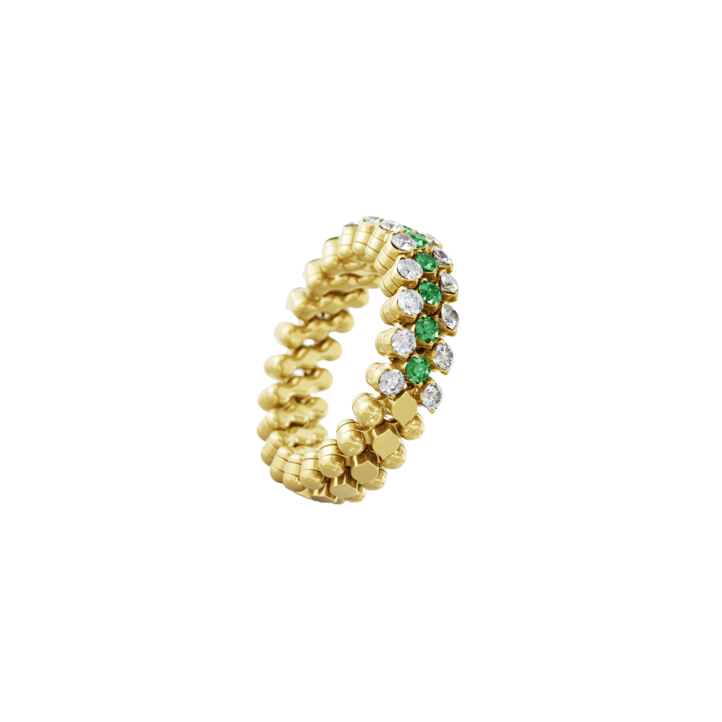 Serafino Consoli Brevetto Classic ring geelgoud met diamant - RMS3H2YGWDT - #1 Serafino Consoli Brevetto Classic ring geelgoud met diamant - RMS3H2YGWDT - #1