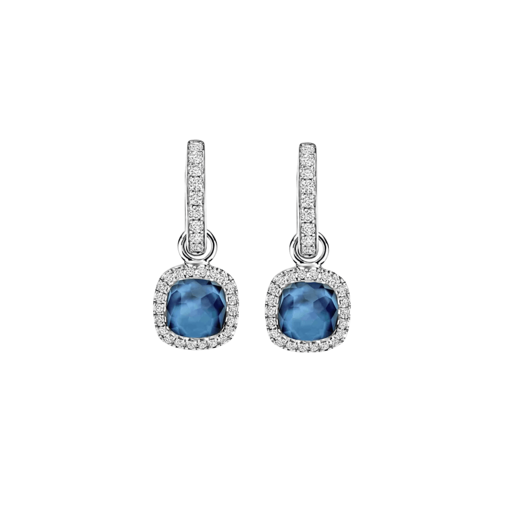 Tirisi Jewelry Milano Sweeties oorsieraad witgoud met diamant - TE9317LBTW - #1 Tirisi Jewelry Milano Sweeties oorsieraad witgoud met diamant - TE9317LBTW - #1