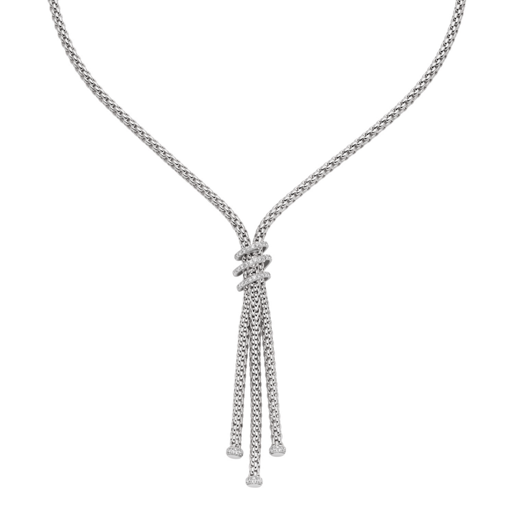 FOPE Prima Aura collier witgoud met diamant - 75108CX_PB_B_BBX_045 - #1 FOPE Prima Aura collier witgoud met diamant - 75108CX_PB_B_BBX_045 - #1
