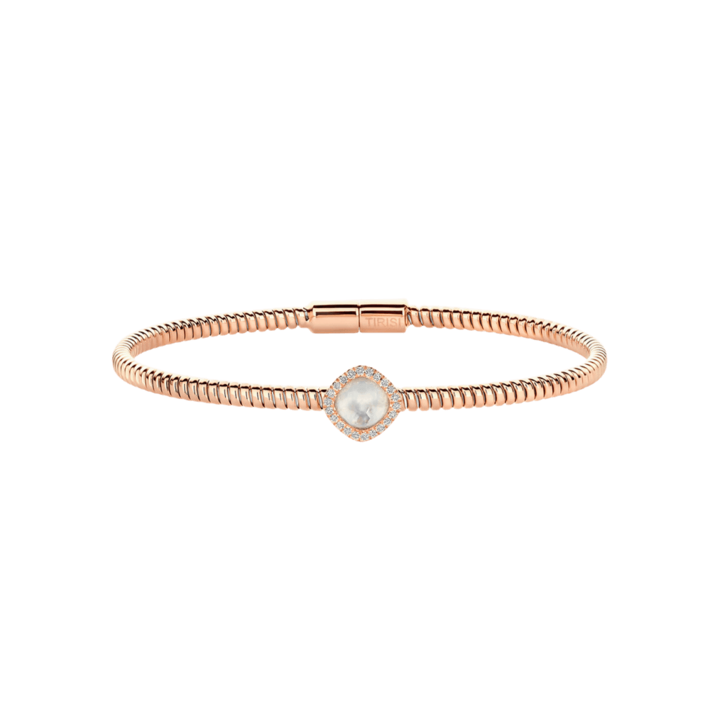 Tirisi Jewelry Milano Sweeties armband roodgoud met diamant - TB2208WQP - #1 Tirisi Jewelry Milano Sweeties armband roodgoud met diamant - TB2208WQP - #1