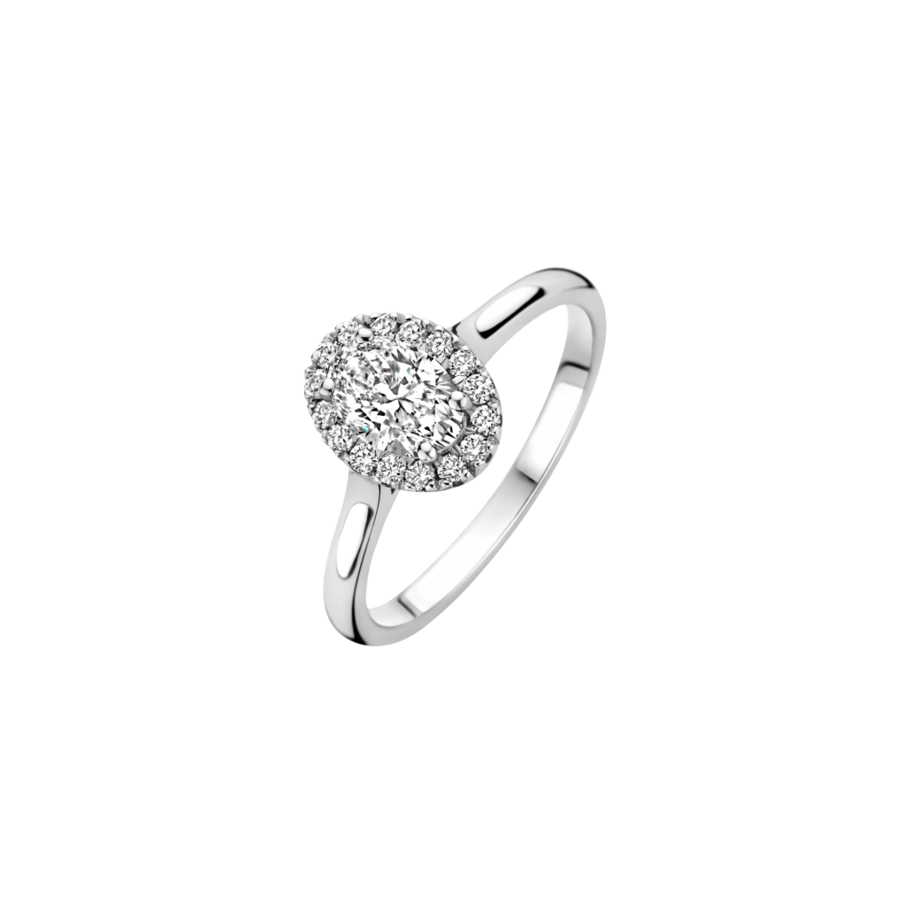 Royal Asscher Caterina ring witgoud met diamant - R.19021.RAOV.WG.27 GIA - #3 Royal Asscher Caterina ring witgoud met diamant - R.19021.RAOV.WG.27 GIA - #3