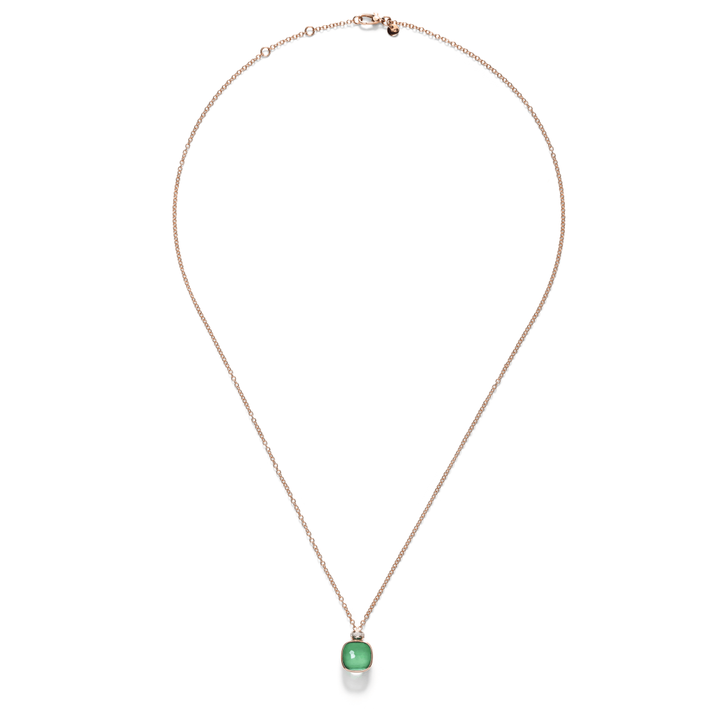 Pomellato Nudo collier roodgoud met diamant - PCC2022 O6WHR BPAAV - #4 Pomellato Nudo collier roodgoud met diamant - PCC2022 O6WHR BPAAV - #4