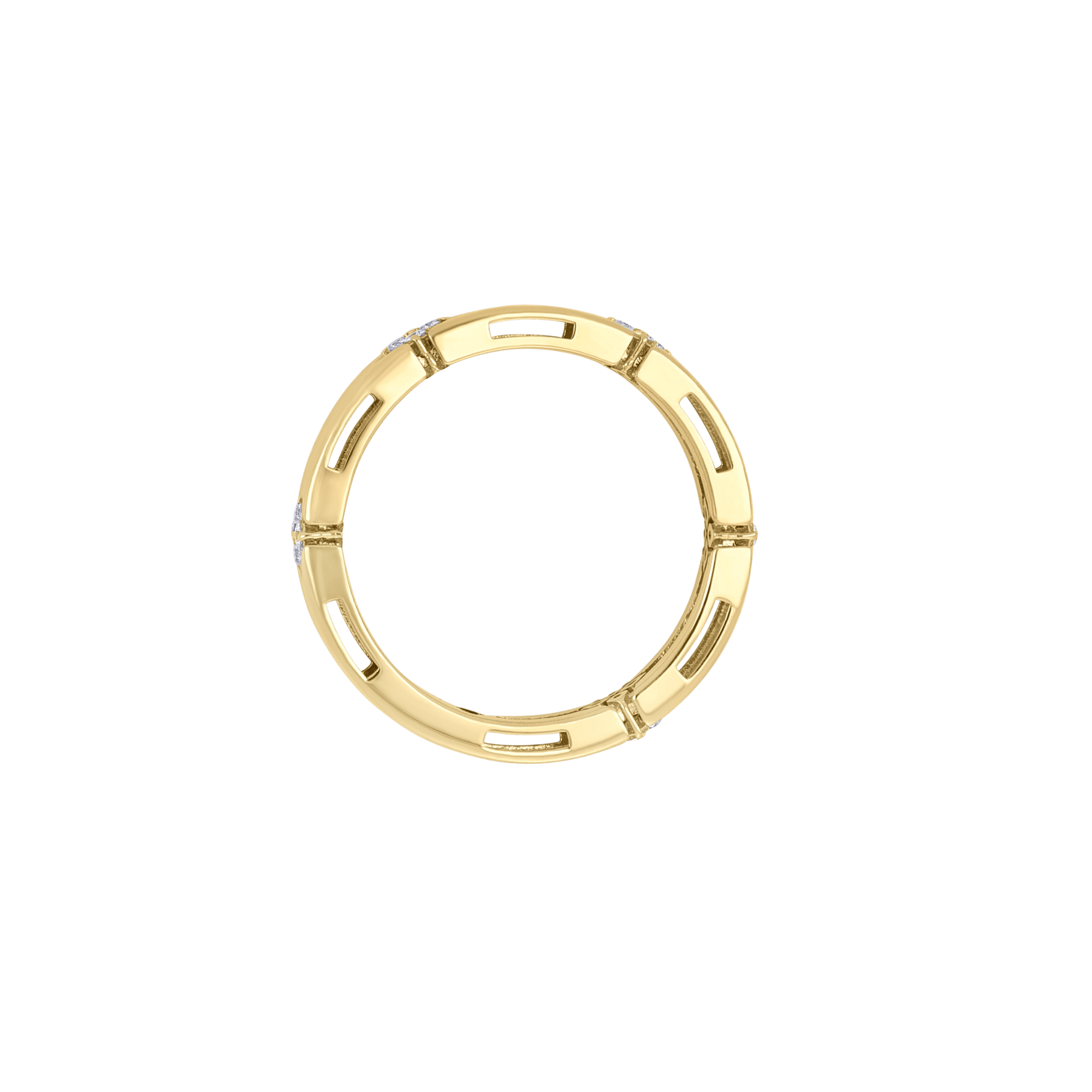 Roberto Coin Love In Verona ring geelgoud met diamant - ADR777RI3820 - #3 Roberto Coin Love In Verona ring geelgoud met diamant - ADR777RI3820 - #3