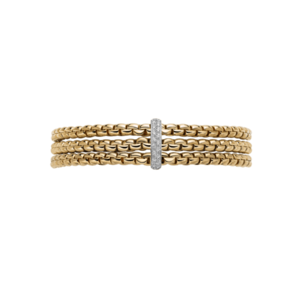 FOPE Eka Maori armband geelgoud met diamant - 75601BX_BB_G_XBX_00L - #2 FOPE Eka Maori armband geelgoud met diamant - 75601BX_BB_G_XBX_00L - #2