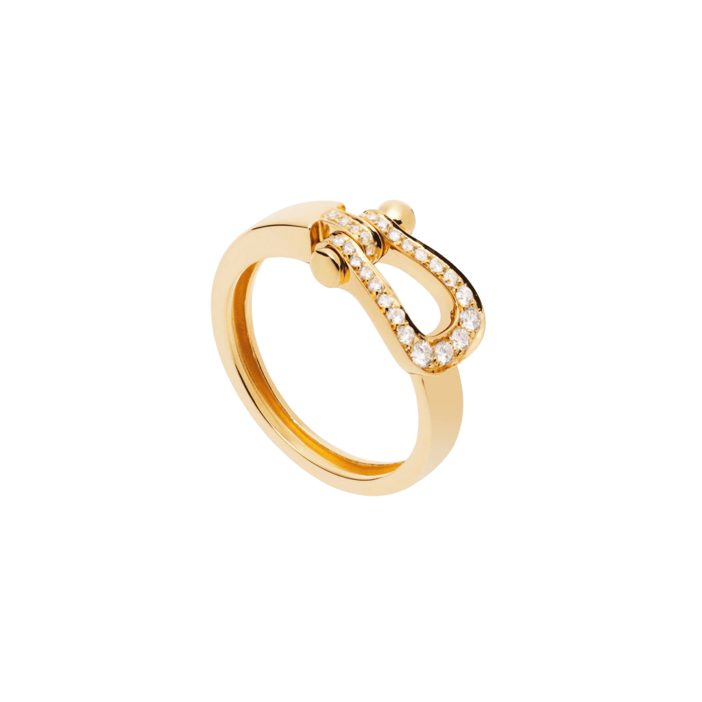 Fred Force 10 ring geelgoud met diamant - 4B0378-000 - #1