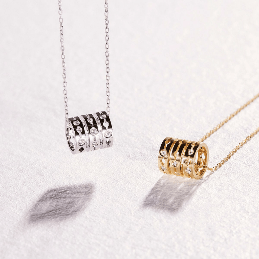 dinh van Pulse collier geelgoud met diamant - 628511 - #4