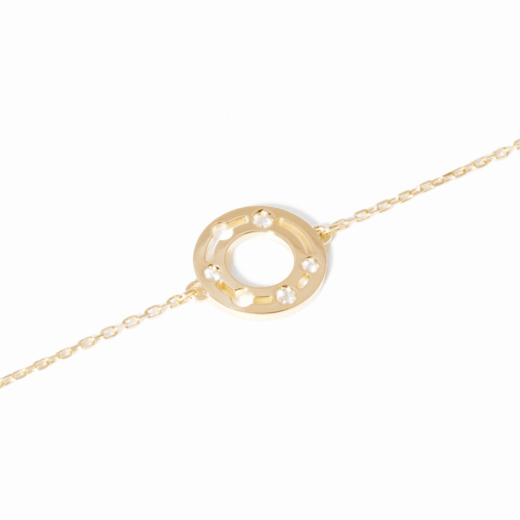 dinh van Pulse armband geelgoud met diamant - 328611 - #2