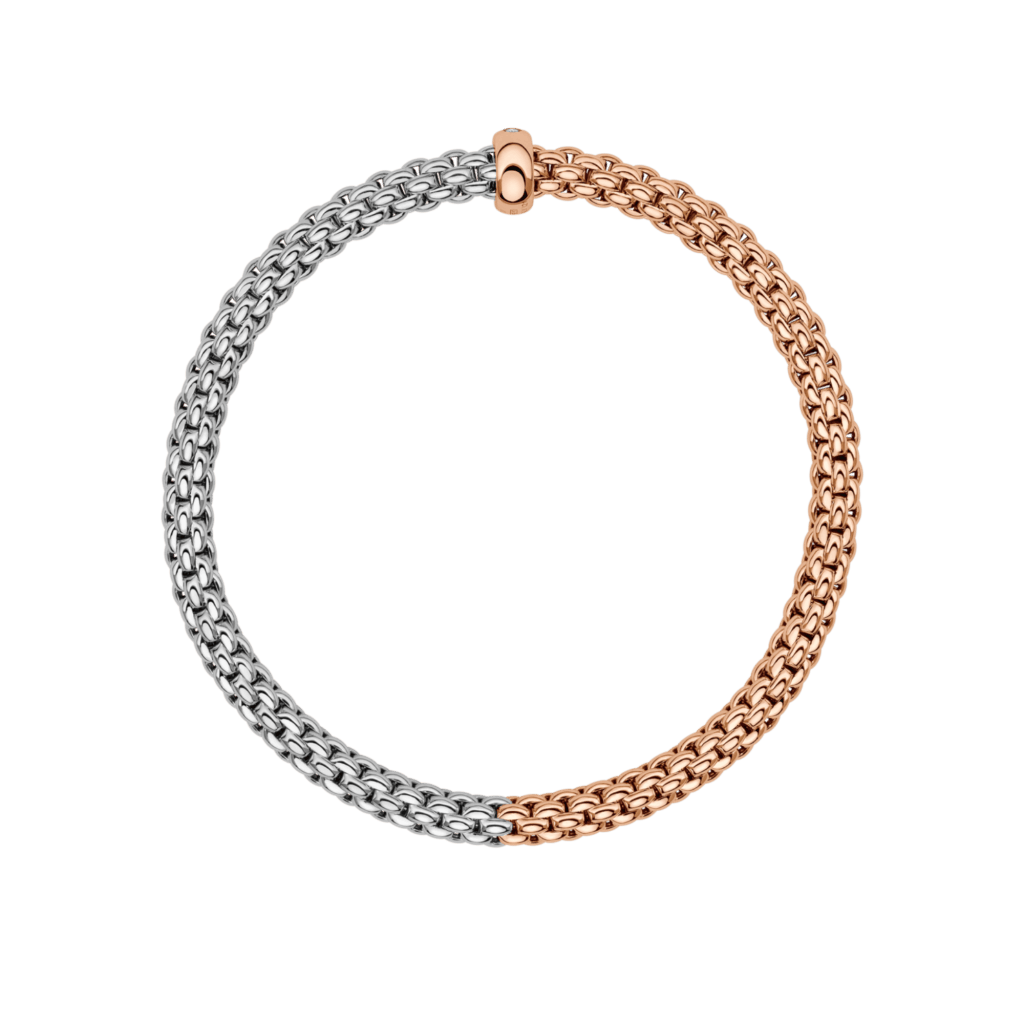 FOPE Solo armband roodgoud met diamant - 01M06B2_BB_1_XRX_00M - #2 FOPE Solo armband roodgoud met diamant - 01M06B2_BB_1_XRX_00M - #2