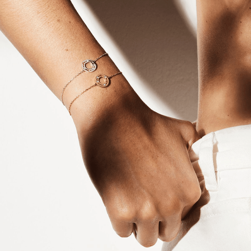 dinh van Pulse armband geelgoud met diamant - 328611 - #3