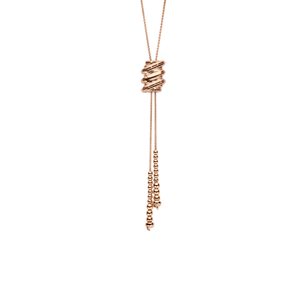 Tirisi Jewelry Amsterdam Swirl collier roodgoud - TN2139-1D(2P) - #2 Tirisi Jewelry Amsterdam Swirl collier roodgoud - TN2139-1D(2P) - #2