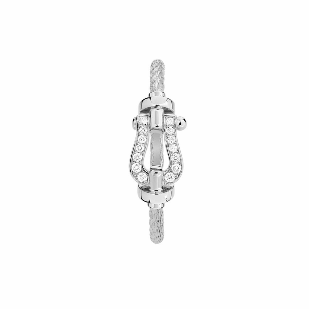 Fred Force 10 ring witgoud met diamant - 4B0968-000 - #2 Fred Force 10 ring witgoud met diamant - 4B0968-000 - #2