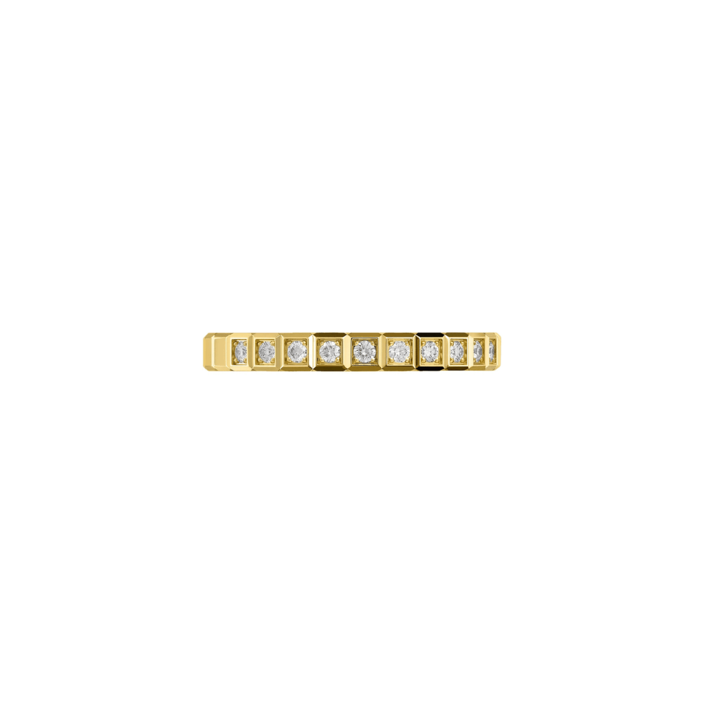 Chopard Ice Cube Mini ring geelgoud met diamant - 827702-0260 - #3