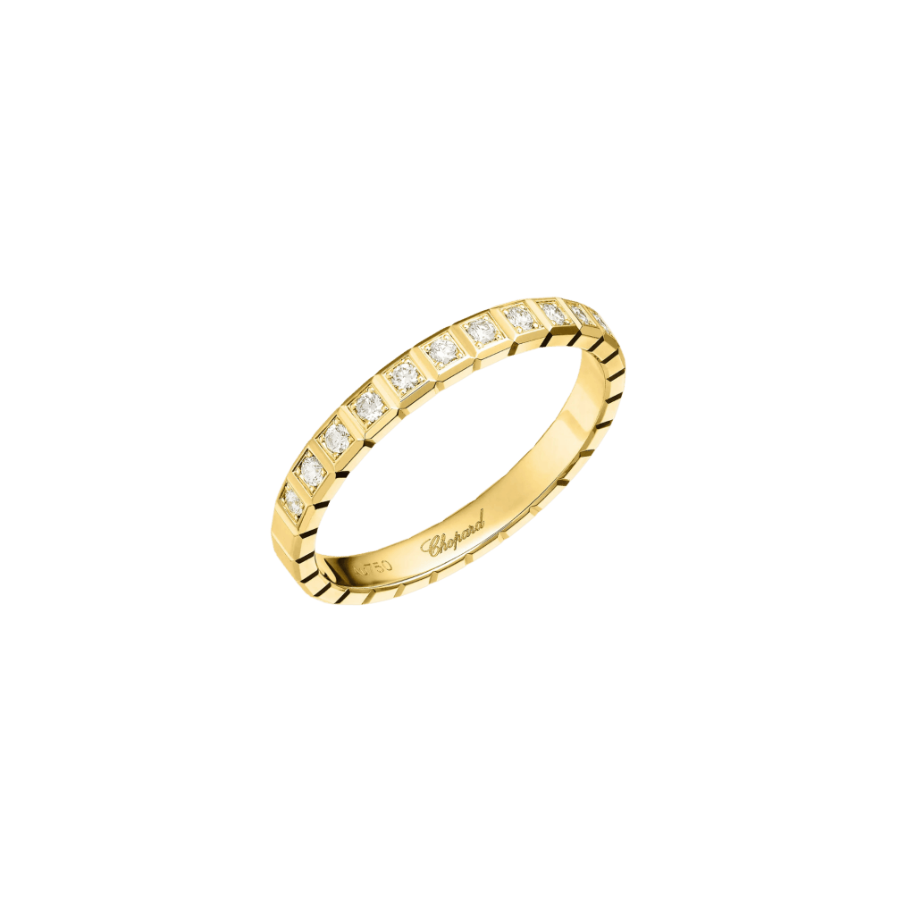 Chopard Ice Cube Mini ring geelgoud met diamant - 827702-0260 - #1