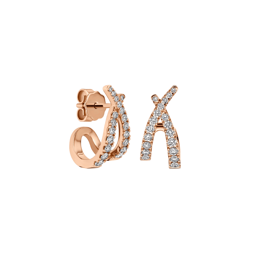 Schaap en Citroen Diamonds oorsieraad roodgoud met diamant - #1 Schaap en Citroen Diamonds oorsieraad roodgoud met diamant - #1
