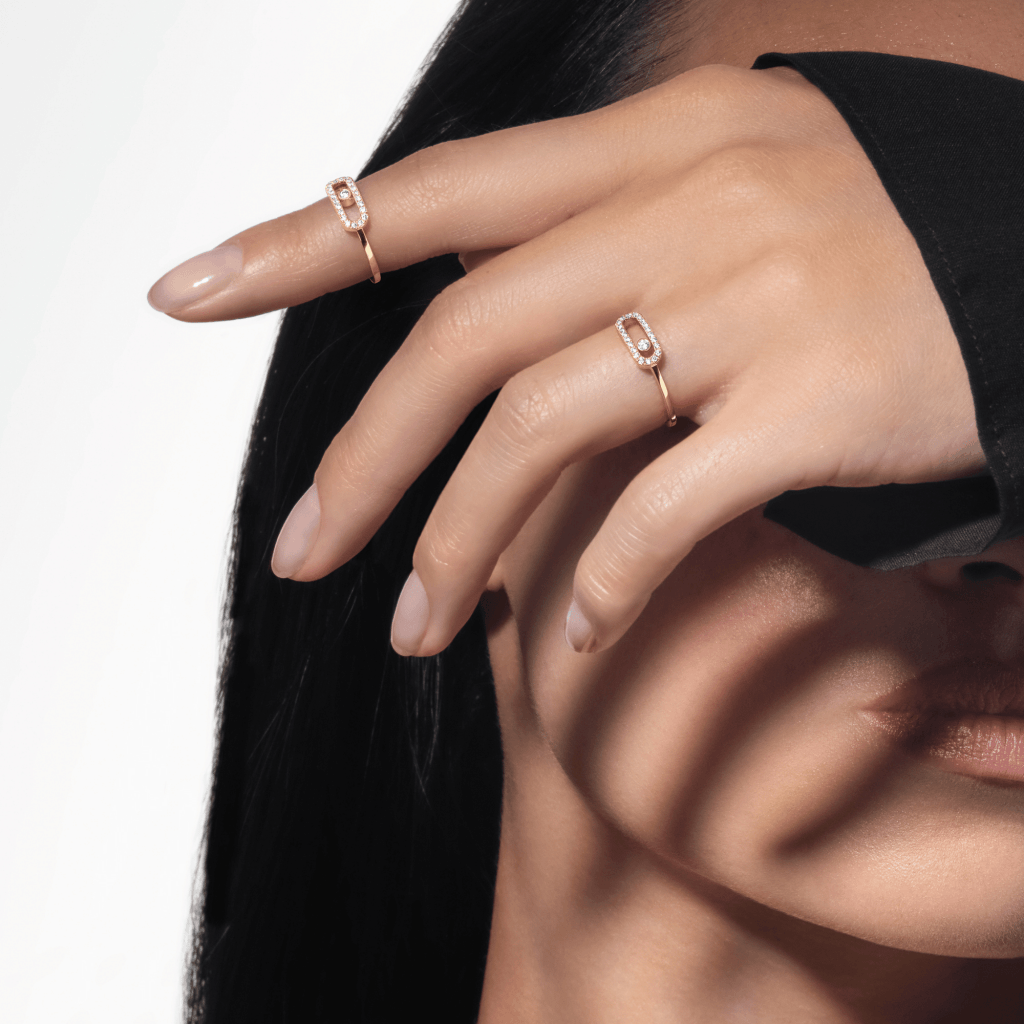 Messika Move Uno ring geelgoud met diamant - 4705-YG - #5 Messika Move Uno ring geelgoud met diamant - 4705-YG - #5