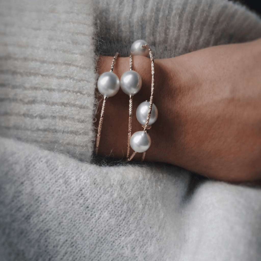 Yana Nesper Wrap Me armband geelgoud met parel - WR4 - #2 Yana Nesper Wrap Me armband geelgoud met parel - WR4 - #2