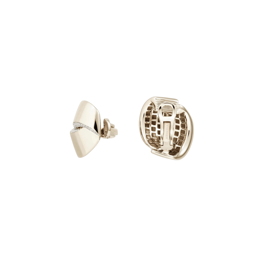 Vhernier Abbraccio oorsieraad witgoud met diamant - PG1511B0365 - #3