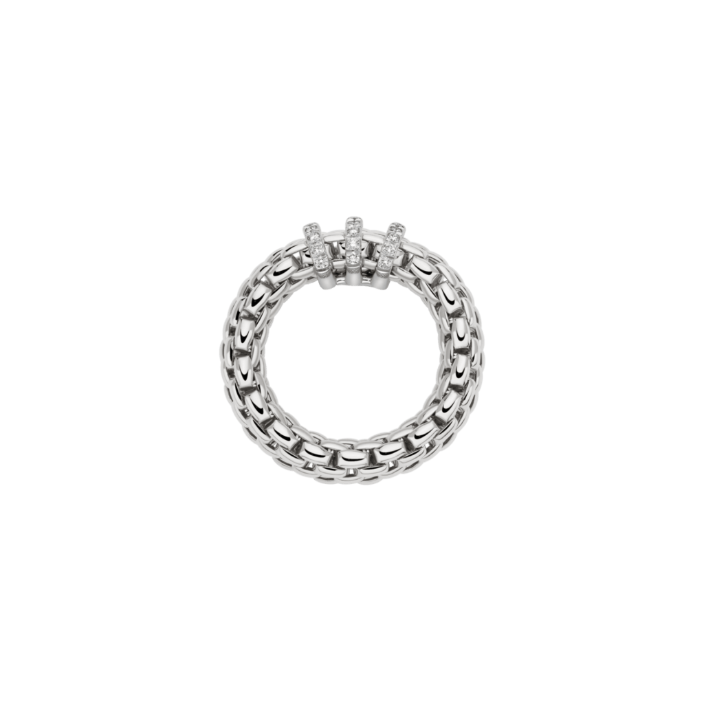 FOPE Vendome Bridge ring witgoud met diamant - 59202AX_PB_B_XBX_00M - #3 FOPE Vendome Bridge ring witgoud met diamant - 59202AX_PB_B_XBX_00M - #3