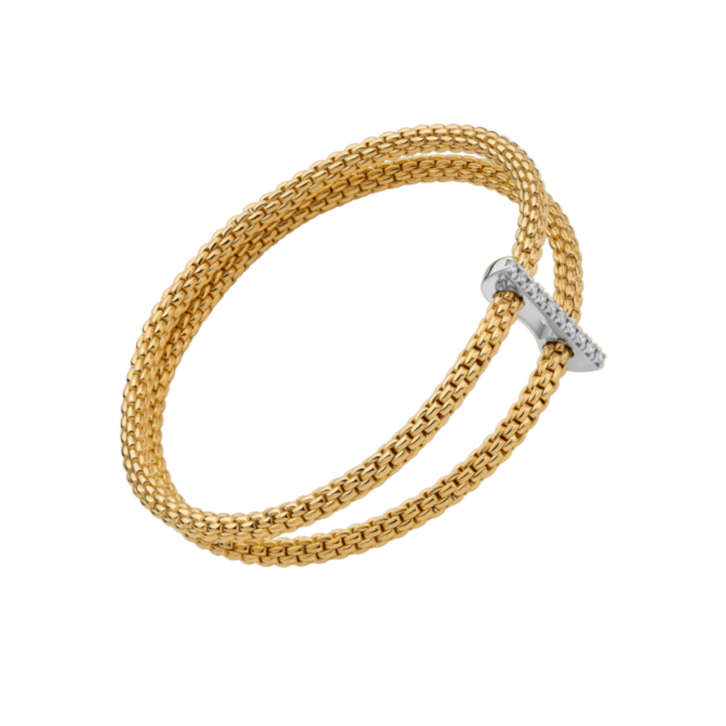 FOPE Prima Twins armband geelgoud met diamant - 74008BX_BB_G_XBX_00M - #3 FOPE Prima Twins armband geelgoud met diamant - 74008BX_BB_G_XBX_00M - #3