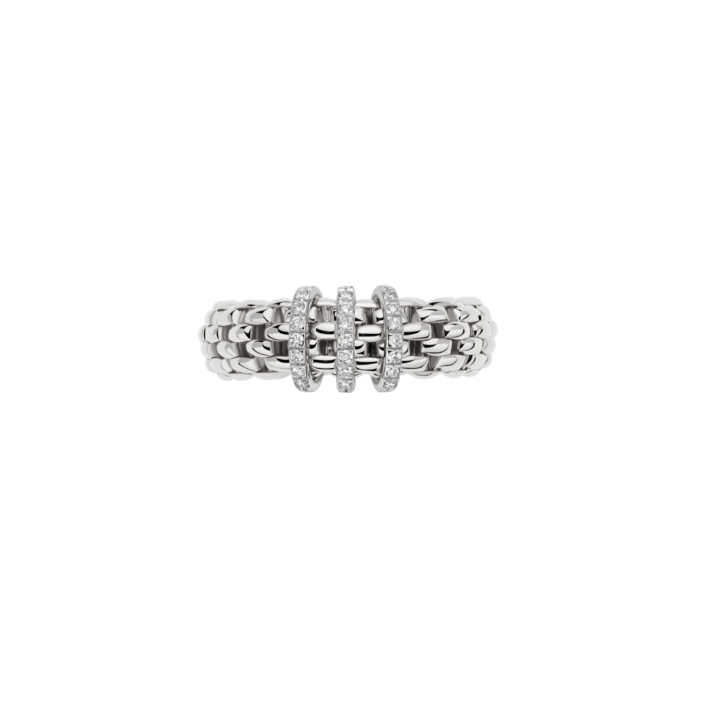 FOPE Vendome Bridge ring witgoud met diamant - 59202AX_PB_B_XBX_00M - #2 FOPE Vendome Bridge ring witgoud met diamant - 59202AX_PB_B_XBX_00M - #2