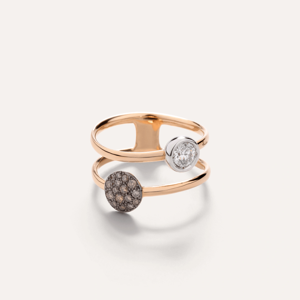 Pomellato Sabbia ring roodgoud met diamant - PAC3051 O6BWR DB0BR - #3
