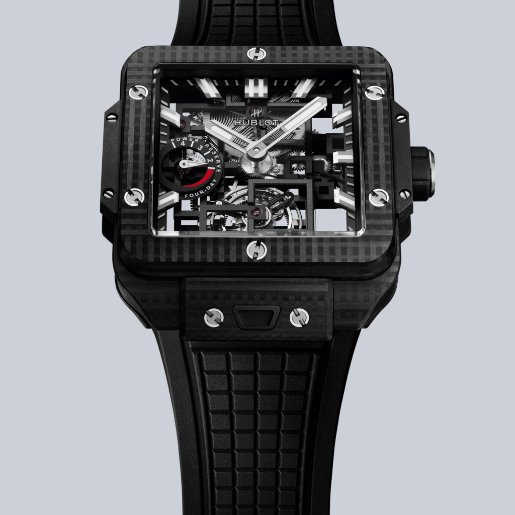 Hublot Square Bang Tourbillon 4-Day Power Reserve carbon 42mm - 805.QD.0170.RX - #7 Hublot Square Bang Tourbillon 4-Day Power Reserve carbon 42mm - 805.QD.0170.RX - #7