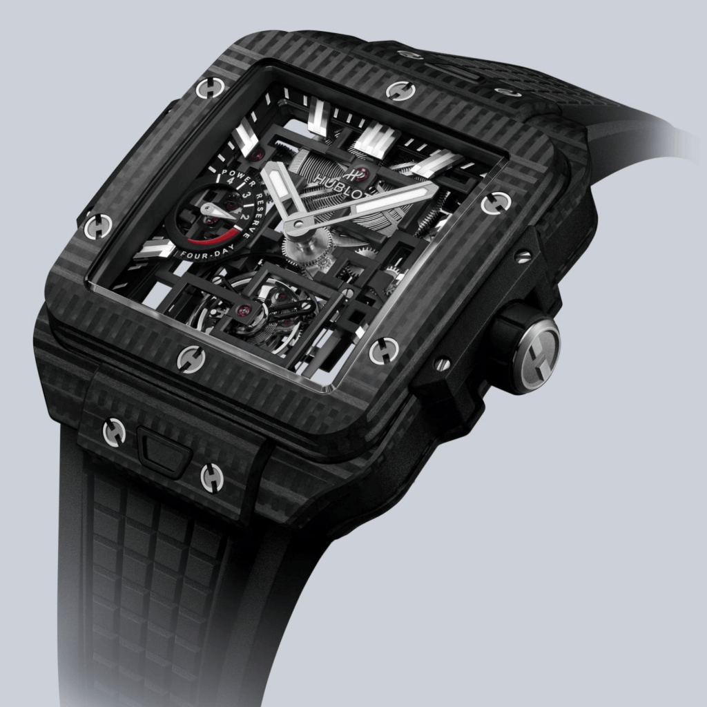 Hublot Square Bang Tourbillon 4-Day Power Reserve carbon 42mm - 805.QD.0170.RX - #9 Hublot Square Bang Tourbillon 4-Day Power Reserve carbon 42mm - 805.QD.0170.RX - #9