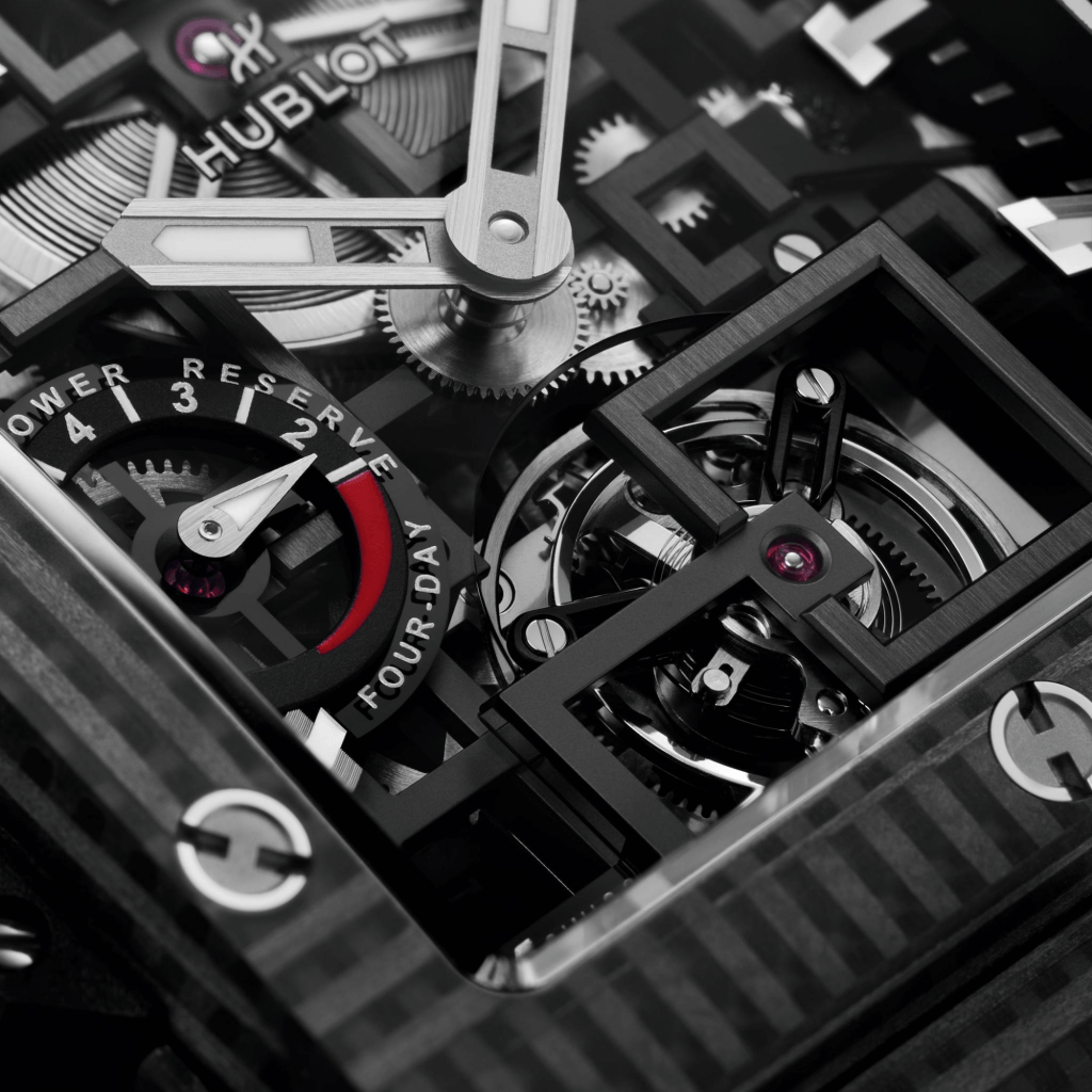 Hublot Square Bang Tourbillon 4-Day Power Reserve carbon 42mm - 805.QD.0170.RX - #4 Hublot Square Bang Tourbillon 4-Day Power Reserve carbon 42mm - 805.QD.0170.RX - #4