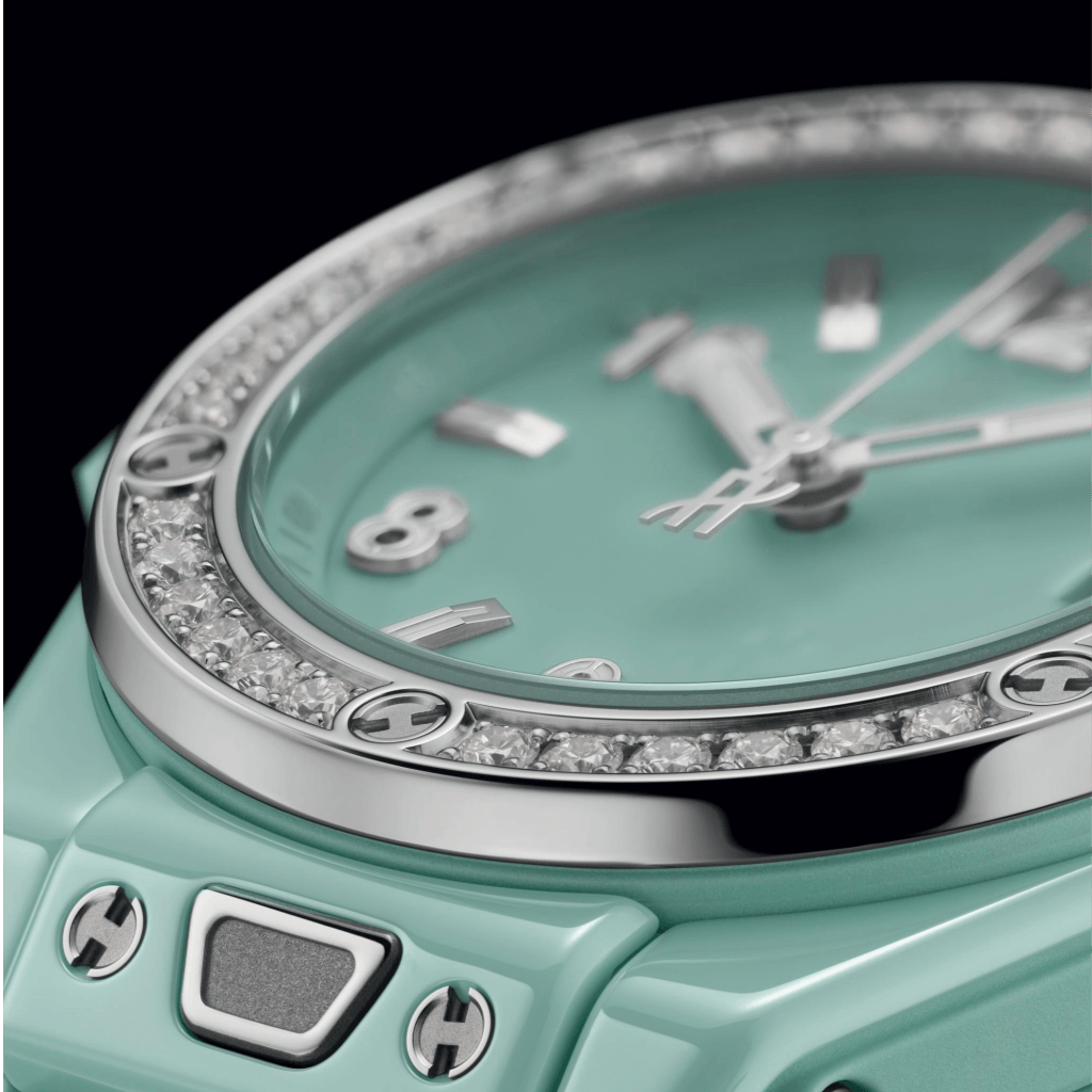 Hublot Big Bang One Click Mint Green Ceramic Diamonds 33mm - 485.GS.5271.RX.1204 - #3 Hublot Big Bang One Click Mint Green Ceramic Diamonds 33mm - 485.GS.5271.RX.1204 - #3