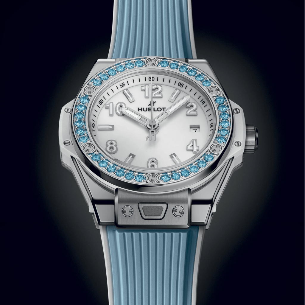 Hublot Big Bang One Click Joyful Steel Sky Blue 33mm - 485.SL.2210.RX.1207 - #2 Hublot Big Bang One Click Joyful Steel Sky Blue 33mm - 485.SL.2210.RX.1207 - #2
