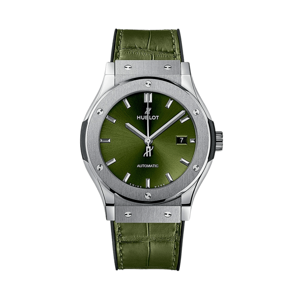 Hublot Classic Fusion Titanium Green 42mm - 542.NX.8970.LR - #1 Hublot Classic Fusion Titanium Green 42mm - 542.NX.8970.LR - #1
