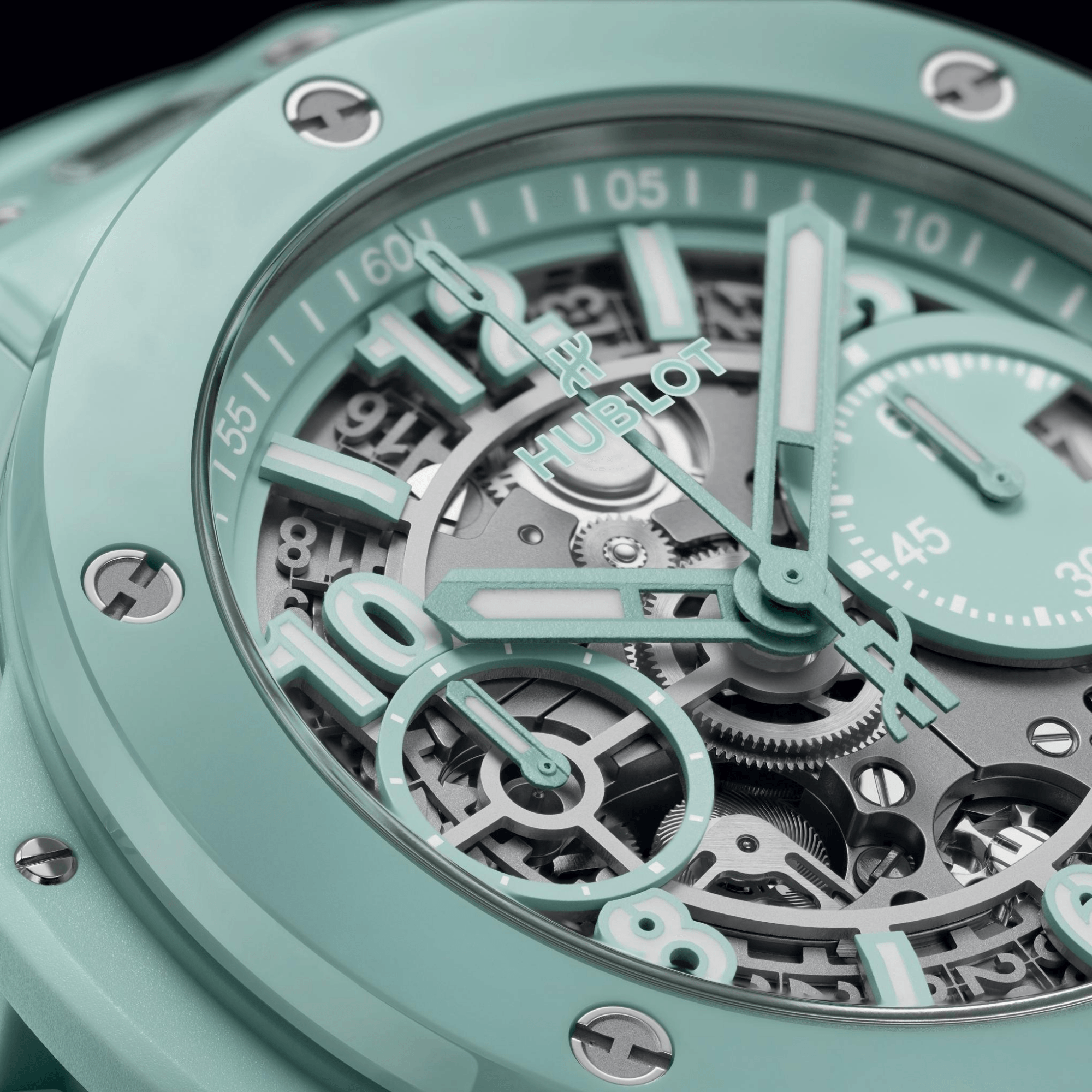 Hublot Big Bang Unico Mint Green Ceramic 42mm - 441.GS.5221.RX - #2 Hublot Big Bang Unico Mint Green Ceramic 42mm - 441.GS.5221.RX - #2
