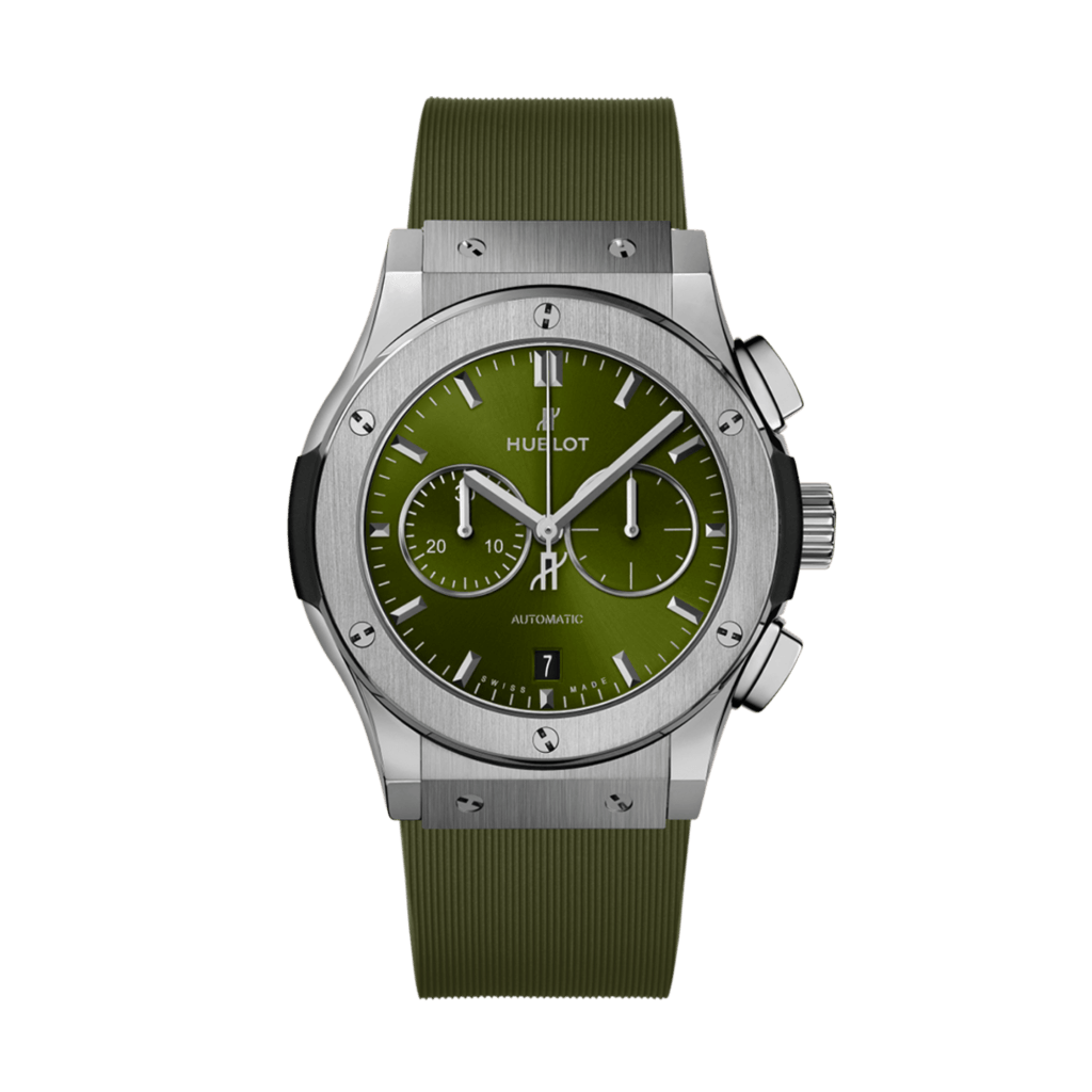 Hublot Classic Fusion Chronograph Titanium Green 42mm - 541.NX.8970.RX - #1 Hublot Classic Fusion Chronograph Titanium Green 42mm - 541.NX.8970.RX - #1