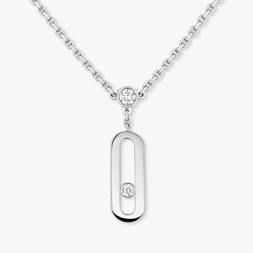 Messika Move Uno collier witgoud met diamant - 8852-WG - #3 Messika Move Uno collier witgoud met diamant - 8852-WG - #3