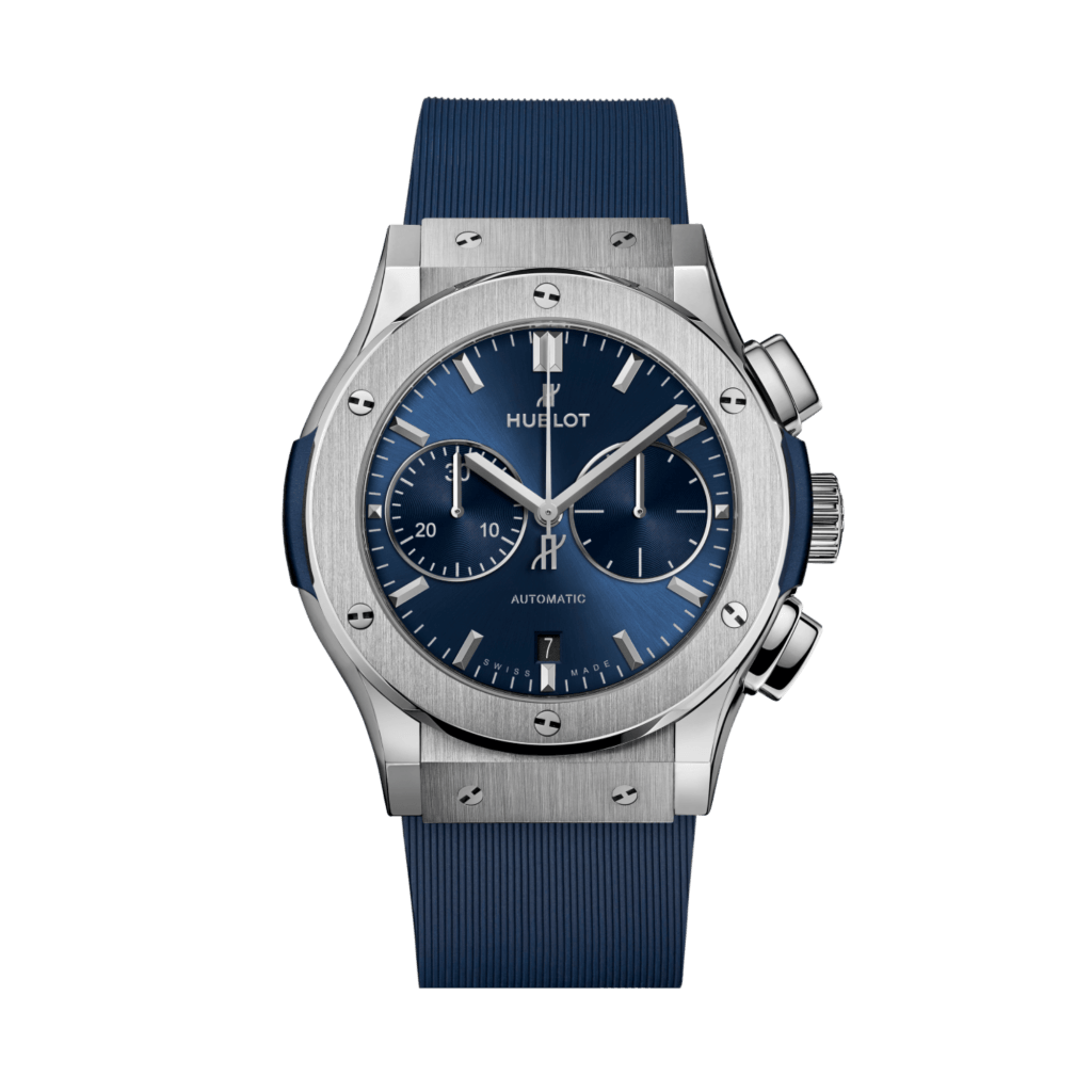 Hublot Classic Fusion Chronograph Chronograph Titanium Blue 45mm - 521.NX.7170.RX - #1 Hublot Classic Fusion Chronograph Chronograph Titanium Blue 45mm - 521.NX.7170.RX - #1