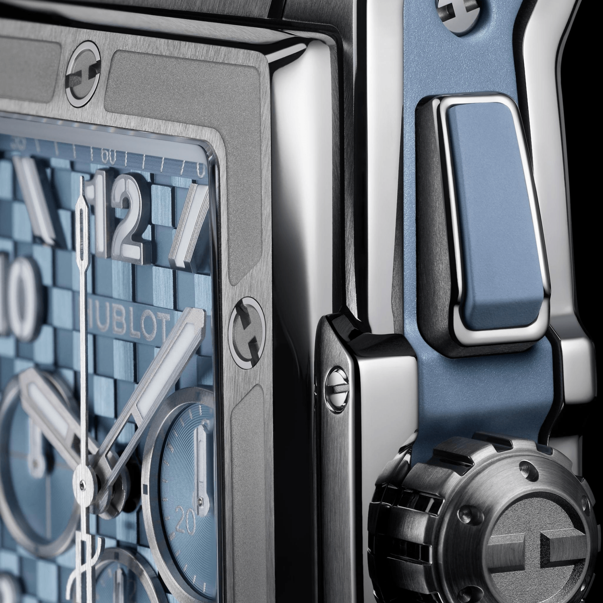Hublot Spirit Of Big Bang Chronograph Titanium Coal Blue 42mm - 642.NX.717B.RX - #8 Hublot Spirit Of Big Bang Chronograph Titanium Coal Blue 42mm - 642.NX.717B.RX - #8