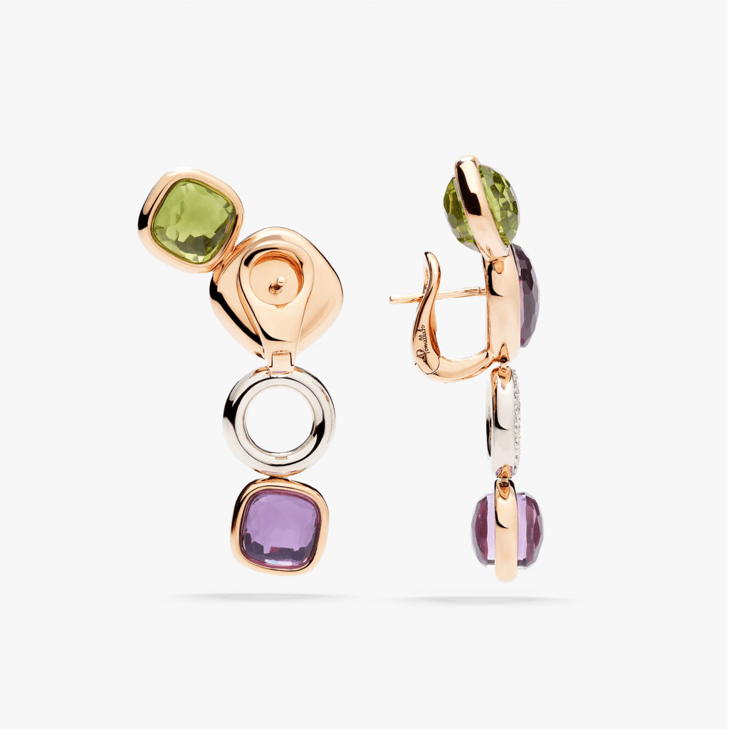 Pomellato Nudo Diamonds oorsieraad roodgoud met diamant - POC6021 O6WHR BPEIY - #3 Pomellato Nudo Diamonds oorsieraad roodgoud met diamant - POC6021 O6WHR BPEIY - #3