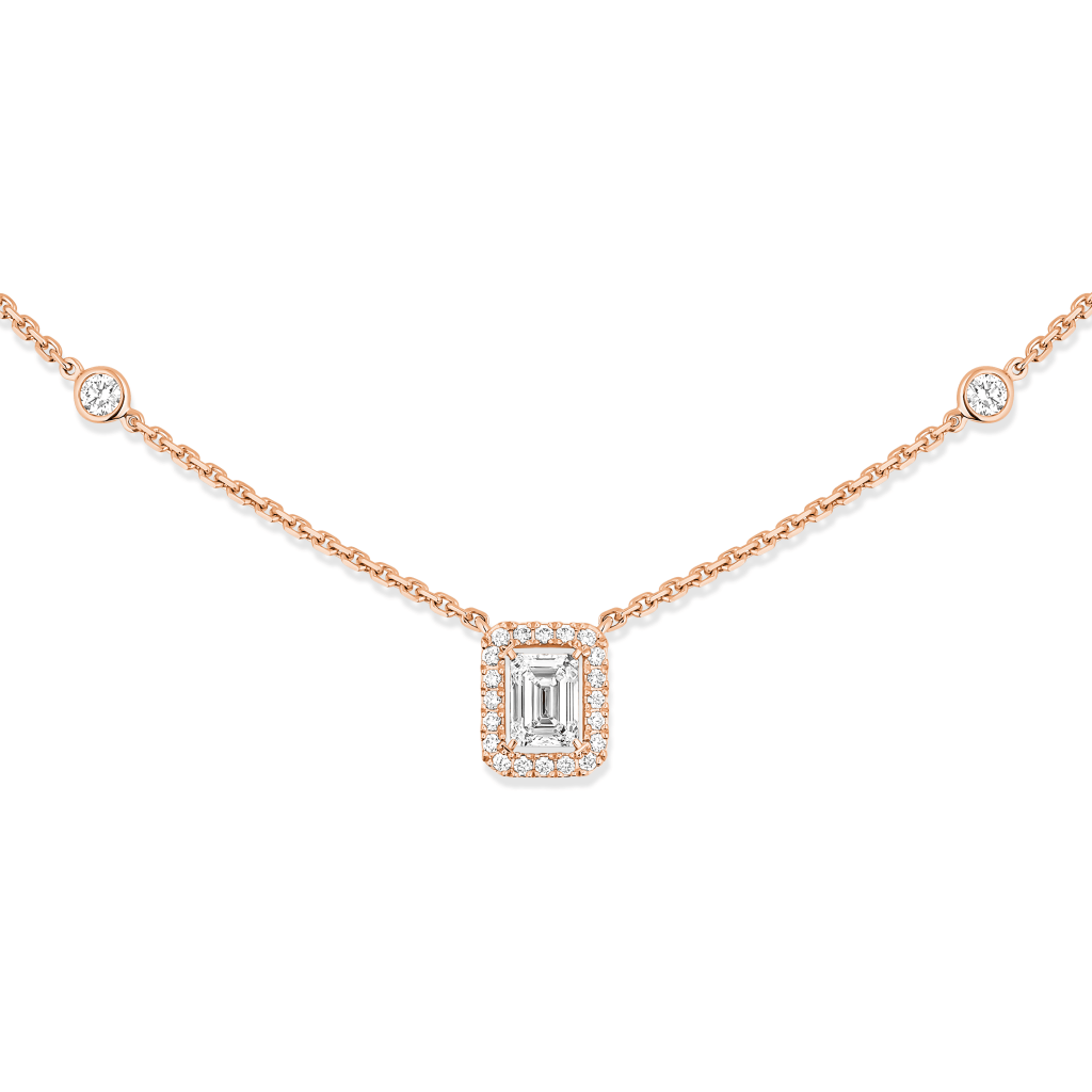 Messika Joy collier roodgoud met diamant - 15088-PG - #2 Messika Joy collier roodgoud met diamant - 15088-PG - #2