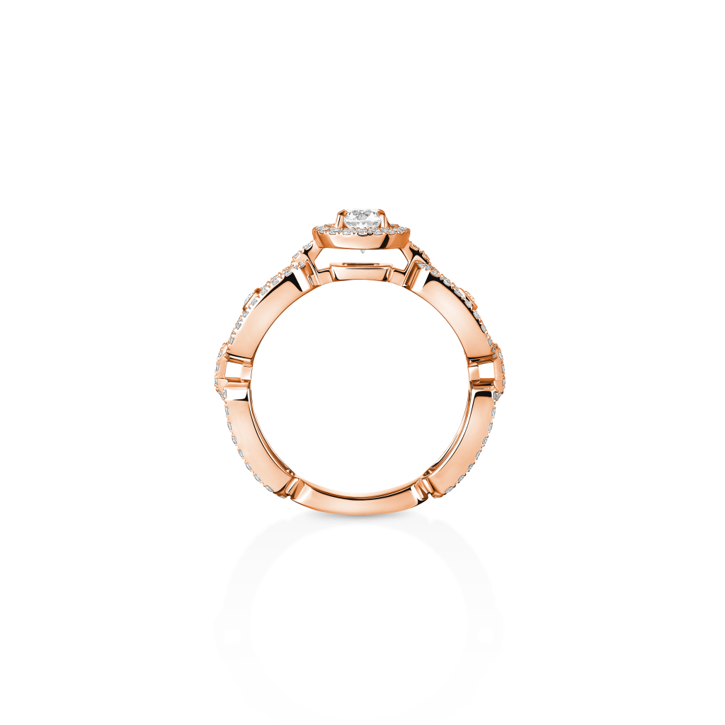 Messika Move Link Solitaire ring roodgoud met diamant - 13747-PG GIA - #4 Messika Move Link Solitaire ring roodgoud met diamant - 13747-PG GIA - #4